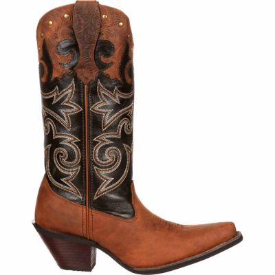 Image showing  Women's 12 in. Underlay Crush Western Boots, Distressed Brown, DRD0066
