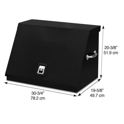 Image showing 5 th Montezuma 19 in. x 30 in. x 20-3/8 in. Portable Top Chest, Black, 85.98 lb., 500 lb. Capacity
