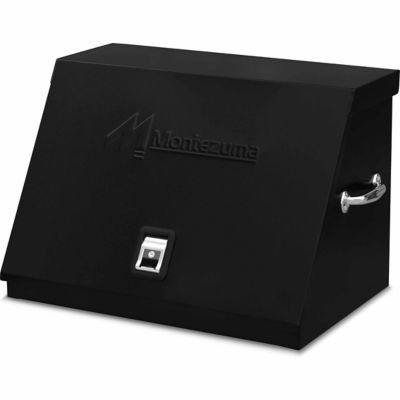 Image showing 6 th Montezuma 19 in. x 30 in. x 20-3/8 in. Portable Top Chest, Black, 85.98 lb., 500 lb. Capacity
