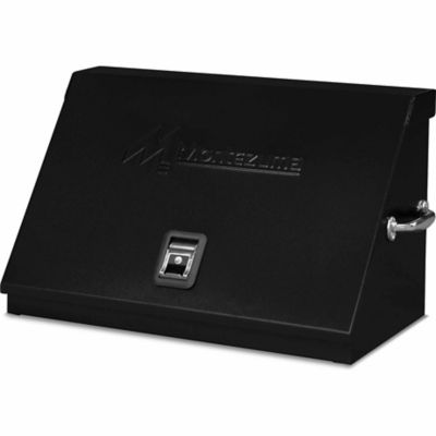 Image showing 11 th Montezuma 15-1/4 in. x 30-3/4 in. x 18-1/4 in. Portable Steel Toolbox, Black, 66.14 lb., 500 lb. Capacity