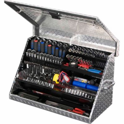 Image showing  15-5/8 in. x 31 in. x 18-1/4 in. Portable Aluminum Tool Box, 52.91 lb., 500 lb. Capacity