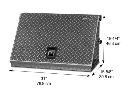 Image showing 10 th Montezuma 15-5/8 in. x 31 in. x 18-1/4 in. Portable Aluminum Tool Box, 52.91 lb., 500 lb. Capacity