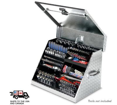 Image showing  18-1/8 in. x 27-1/8 in. x 18-5/8 in. Portable Aluminum Tool Box, 52.91 lb., 500 lb. Capacity