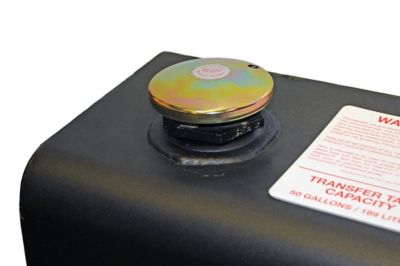 Image showing  108 gal. Steel Rectangle Auxiliary Transfer Tank, Black