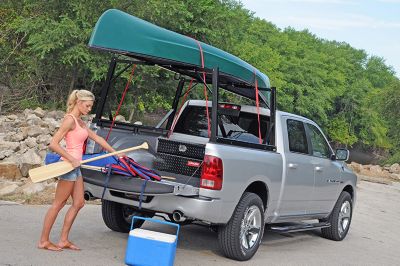 Image showing 7 th Dee Zee 500 lb. Capacity Invis-A-Rack Cargo Management System, Standard 8 ft. Bed