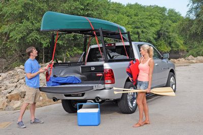 Image showing 11 th Dee Zee 500 lb. Capacity Invis-A-Rack Cargo Management System, Standard 8 ft. Bed