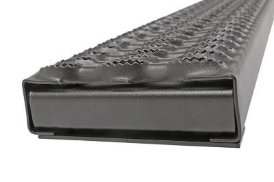 Image showing  Rough Step Steel Running Boards, 36 in., Black