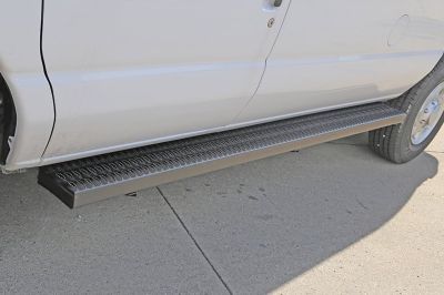 Image showing  Rough Step Aluminum Running Boards, 55 in.