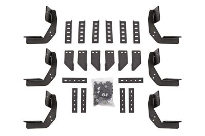 Image showing  Rough Step Running Board Brackets, Fits 2013-2022 Dodge Ram Classic 1500 and 2013-2019 Dodge Ram 2500/3500