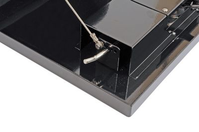 Image showing  4.5 cu. ft. Heavy-Duty Steel Underbody Truck Tool Box, 24 in. x 18 in. x 18 in., Black