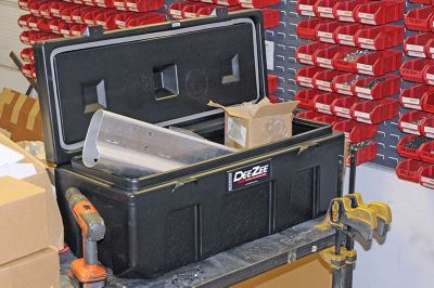 Image showing 9 th Dee Zee 14 in. x 36 in. x 14 in. Poly Utility Chest, 3.6 cu. ft.