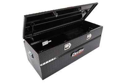 Image showing 5 th Dee Zee 46 in. x 16 in. x 19 in. Red Label Portable Utility Chest, 8 cu. ft., Black Tread