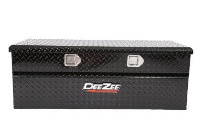 Image showing 6 th Dee Zee 46 in. x 16 in. x 19 in. Red Label Portable Utility Chest, 8 cu. ft., Black Tread