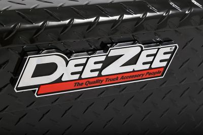 Image showing 12 th Dee Zee 46 in. x 16 in. x 19 in. Red Label Portable Utility Chest, 8 cu. ft., Black Tread