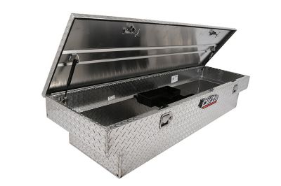 Image showing  20 in. x 12 in. Red Label Crossover Single-Lid Truck Tool Box, 8.4 cu. ft., 69.75 x 20 x 13.2 in. Front