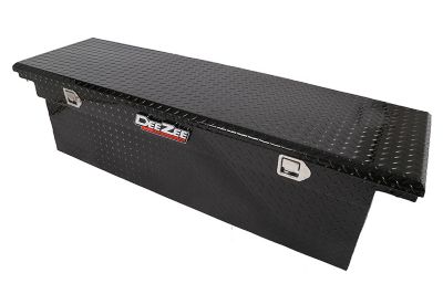 Image showing  70 in. Red Label Crossover Single-Lid Tool Box, 11.7 cu. ft., Black Tread