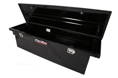 Image showing  70 in. Red Label Crossover Single-Lid Tool Box, 11.7 cu. ft., Black Tread