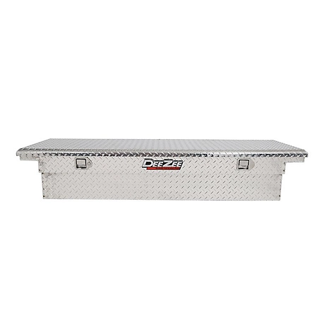 Dee Zee Full Size Red Label Crossover Single-Lid Low-Profile Truck Tool Box, 8 cu. ft.