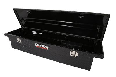 Image showing  70 in. Red Label Lo-Pro Crossover Single-Lid Truck Tool Box, 8 cu. ft., Black Tread