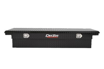 Image showing  70 in. Red Label Lo-Pro Crossover Single-Lid Truck Tool Box, 8 cu. ft., Black Tread