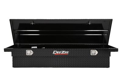Image showing  70 in. Red Label Lo-Pro Crossover Single-Lid Truck Tool Box, 8 cu. ft., Black Tread