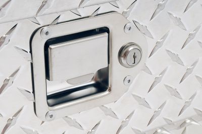 Image showing  68 in. x 12.75 in. x 10 in. Red Label Side-Mount Truck Tool Box, 4.2 cu. ft.