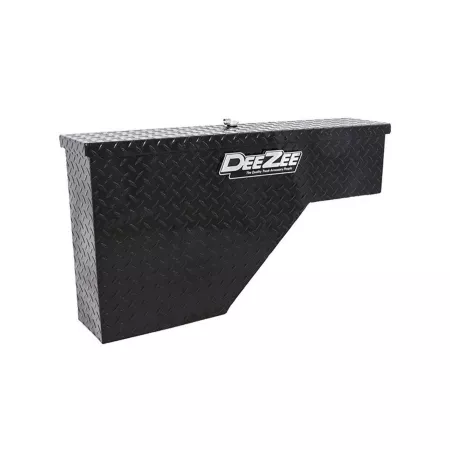 Dee Zee Black Truck Tool Box with Passenger Side Wheel Well 37 in x 7 3/4 in x 19 1/2 in 2.2 cu ft. Wheel Well Truck Tool Boxes