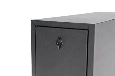 Image showing 5 th Dee Zee 20-1/2 in. x 8-1/2 in. x 18-7/8 in. Texture Black Steel Wheel Well Truck Tool Box with Drawers, 1.9 cu. ft.