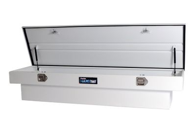 Image showing 1 th Dee Zee 70 in Steel Hardware Series Single-Lid Crossover Tool Box, Wrinkle White