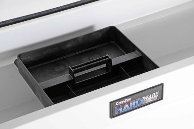 Image showing 2 th Dee Zee 70 in Steel Hardware Series Single-Lid Crossover Tool Box, Wrinkle White