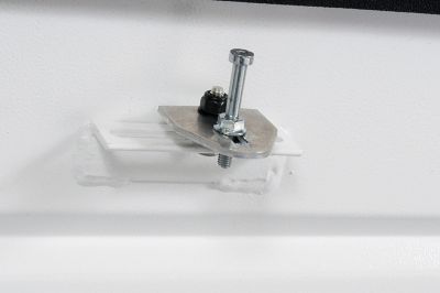 Image showing 8 th Dee Zee 70 in Steel Hardware Series Single-Lid Crossover Tool Box, Wrinkle White