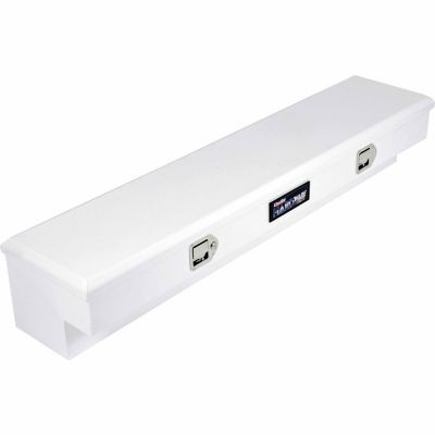 Dee Zee 60 in. Hardware Series Side-Mount Truck Tool Box, 3.7 cu. ft., Wrinkle White