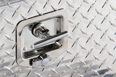 Image showing  12 in. x 48 in. x 16 in. Aluminum Topsider Truck Tool Box, 5.33 cu. ft. Capacity