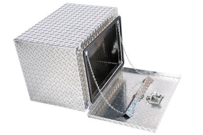 Image showing 1 th Dee Zee 4.5 cu. ft. Aluminum Brite-Tread Underbody Truck Tool Box, 18 in. x 24 in. x 18 in.