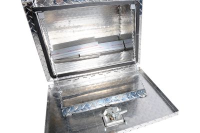 Image showing 2 th Dee Zee 4.5 cu. ft. Aluminum Brite-Tread Underbody Truck Tool Box, 18 in. x 24 in. x 18 in.