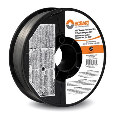 Hobart 0.030 in. Flux-Cored E71T-11 Welding Wire, 5 lb. Spool, 325-850 Degrees Fahrenheit Operating Range