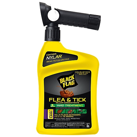 Black Flag 32 fl. oz. Ready-to-Use Flea and Tick Killer Concentrate Yard Treatment