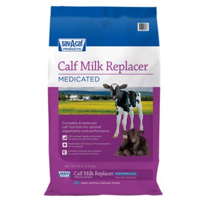 Sav-A-Caf Hi Nutra Medicated Calf Milk Replacer, 25 lb. at Tractor ...