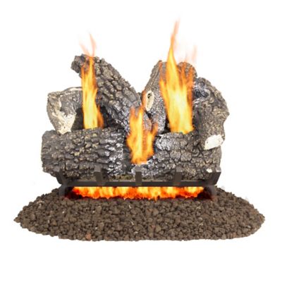 Pleasant Hearth 18 in. Arlington Ash Vented Gas Log Set, 45,000 BTU