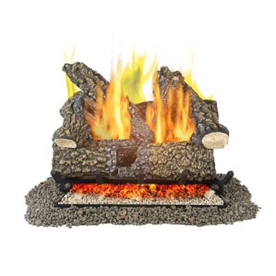 Pleasant Hearth 24 in. Arlington Ash Vented Gas Log Set, 55,000 BTU