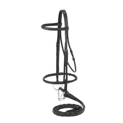 Tough-1 Square Raised Snaffle Bridle