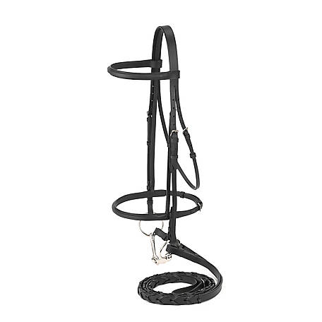 Details about   Rope Western Noseband With Plastic Tubing Headstall 