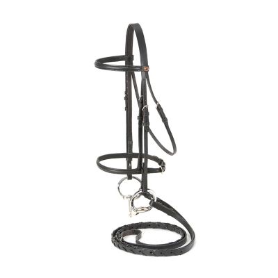 Tough-1 Draft Raised Snaffle Bridle