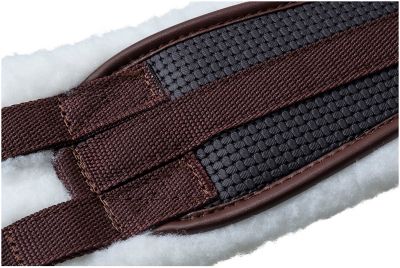 Image showing 4 th Tough1 EquiRoyal Shaped Fleece English Girth, 54 in.