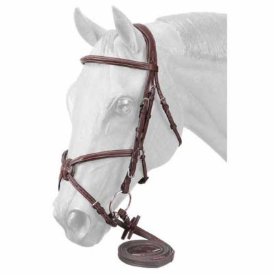 Weaver Equine Leather English Bridle with 3-1/2 in. Jointed