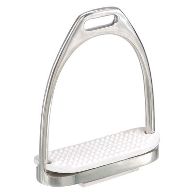 Tough1 Stainless Steel Fillis Stirrup Irons for 1-1/4 in. Leathers, 2-Pack