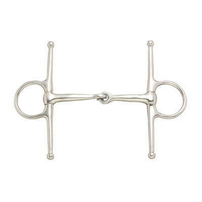 Tough-1 Full-Cheek Snaffle Bit with 5 in. Mouthpiece