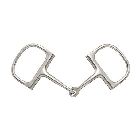 Tough-1 D-Ring Snaffle Bit with 4-1/2 in. Barrel Mouthpiece