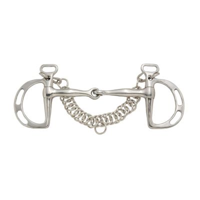 Tough1 Slotted Kimberwick Snaffle Bit, 5 in. Mouthpiece