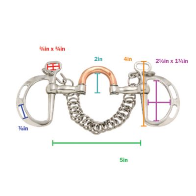 Image showing  Correction Kimberwick Bit, 5 in. Mouthpiece